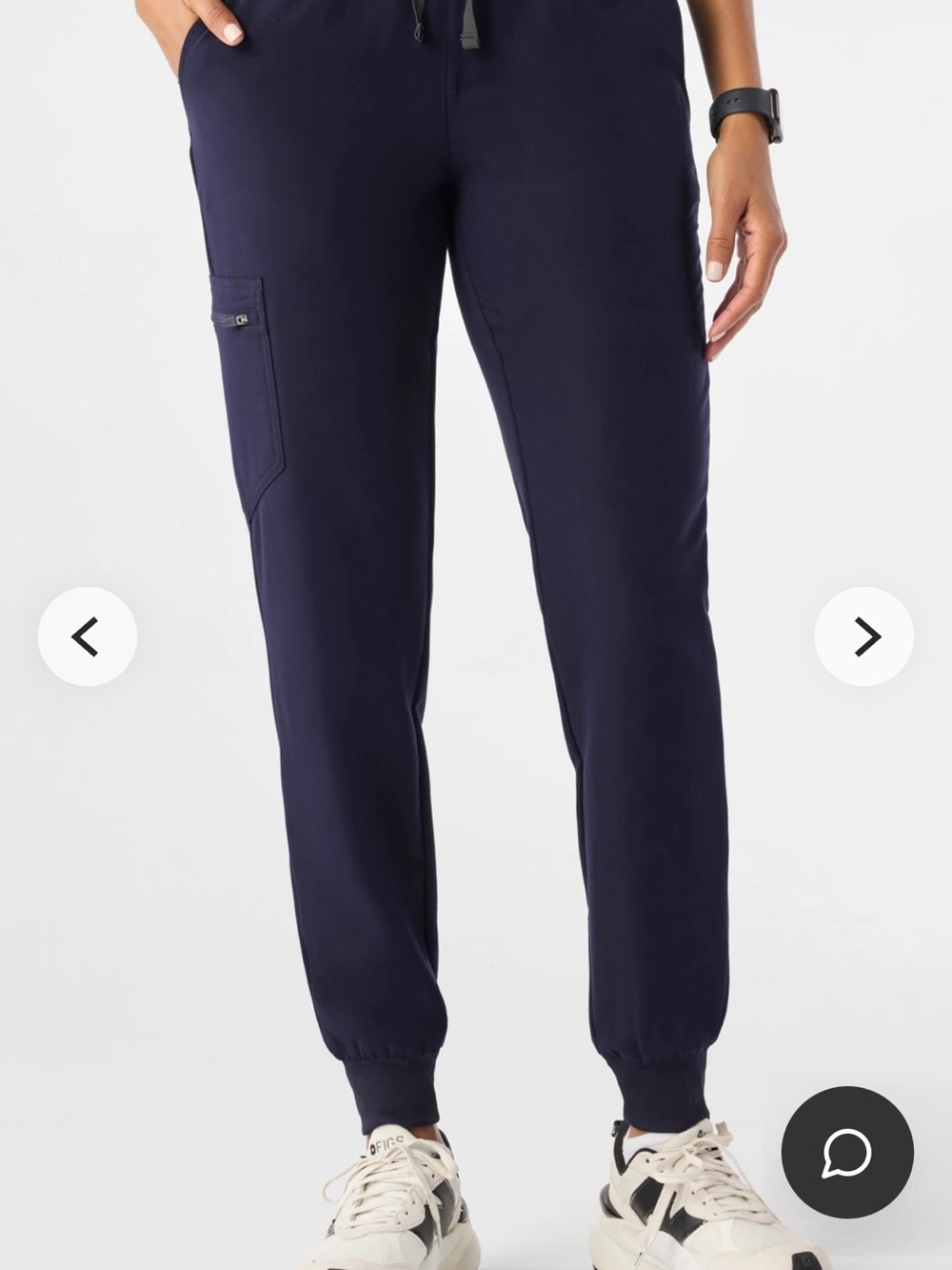 Figs Navy Drawstring Jogger Pants